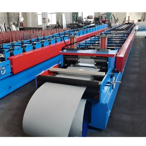 New Aluminum 12 Width Standing Seam Roof Panel Roll Forming Machine 5 Ribs Patio Covers