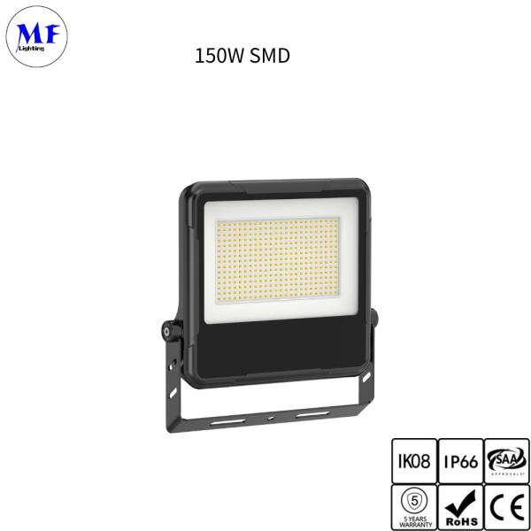 IP66 LED Flood Light High Power Flood Lamp 30W 100W 500W 3 en 1 CCT réglable pour le football sur le terrain de sport en plein air