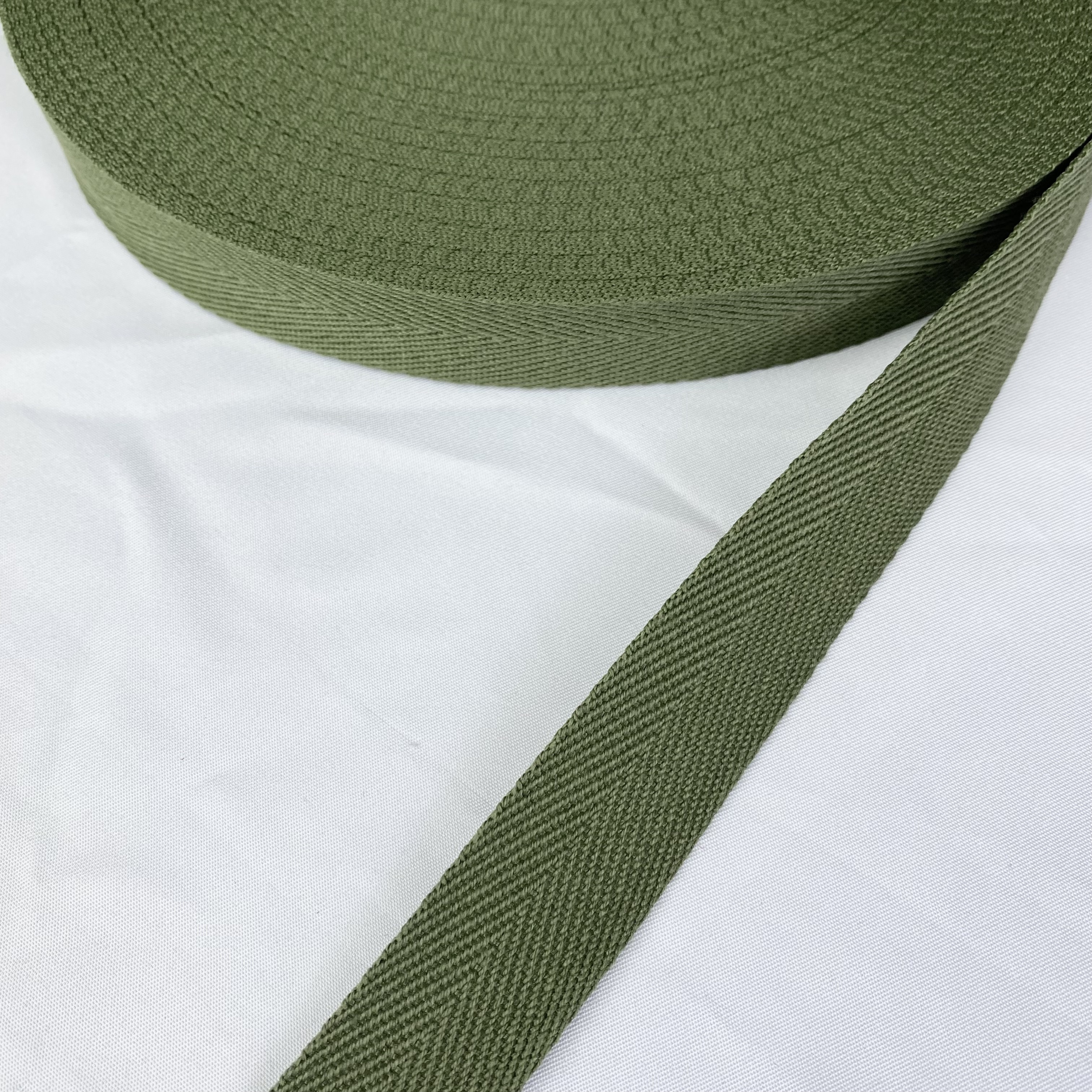 Herringbone polyester-cotton webbing Various colors Backpack strap Belt Handbag strap