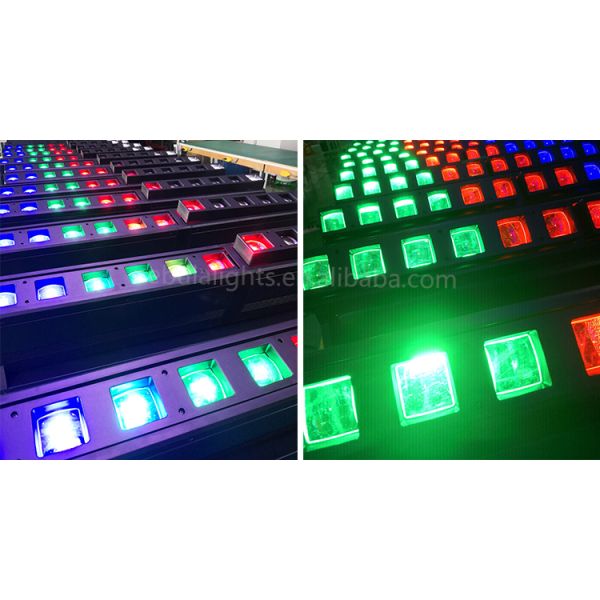 Hot 12*40W Beam Zoom Washing RGBW Color 4 in 1 LED Strip Bar Stage Lighting Moving Head Light
