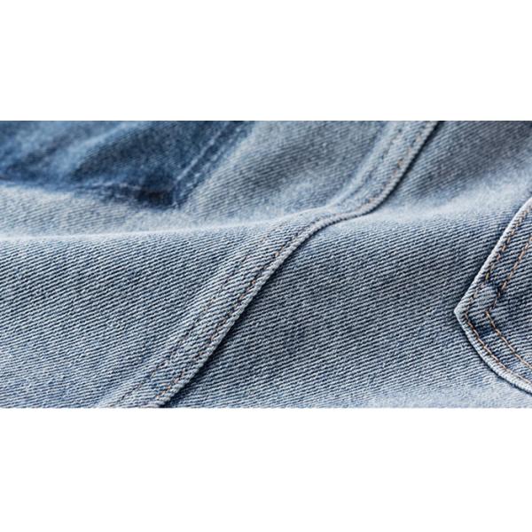 Lace Hem Women Patch Pocket Rips Denim Short Skirt