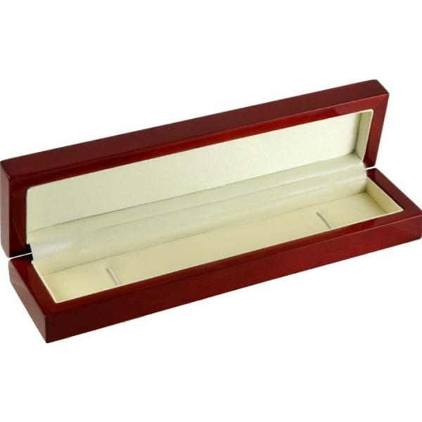 Кожа ПУ покрыла деревянный прямоугольник шкатулки для драгоценностей экологически дружелюбный