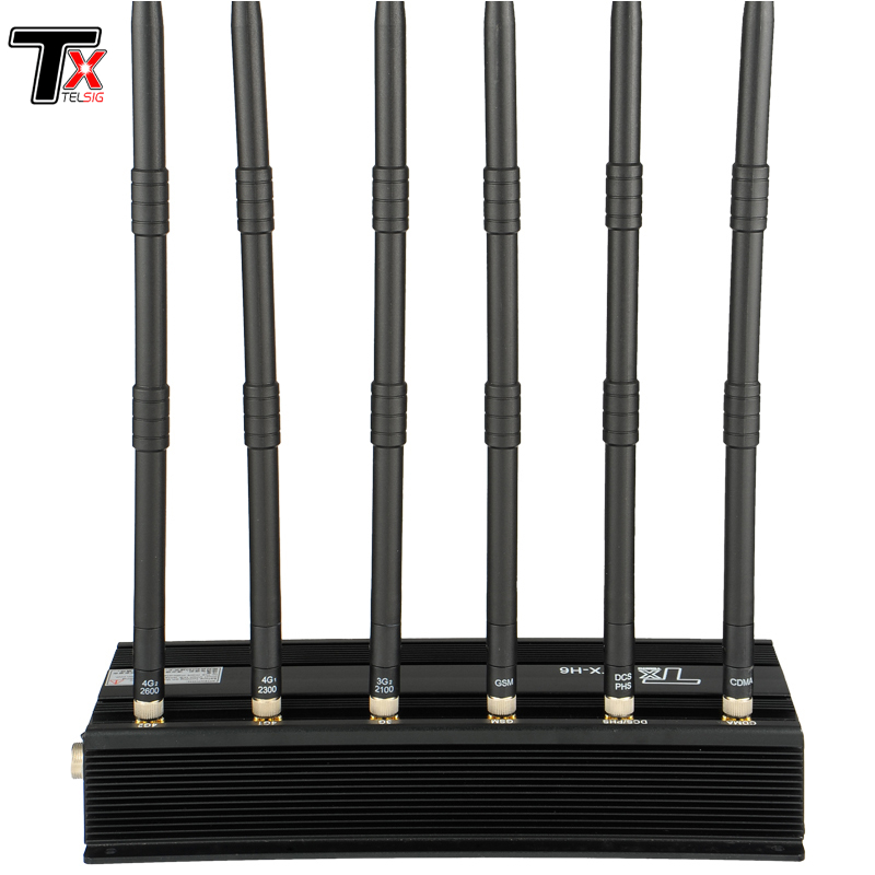 Метр радиуса 5-20 Jammer сигнала WiFi 6 путей настольный для тюрьмы