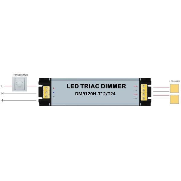 Max 100W TRIAC Driver LED Dimmer Controller With Constant Voltage PWM Signal Output