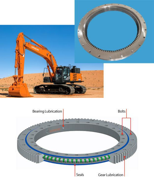 Подшипник Слевинг экскаватора КОМАТСУ для строительной техники ПК200-8 ПК360-6 ПК220-7