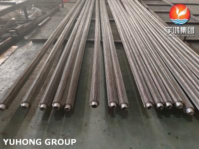 OEM Longitudinal Crimped Finned Aluminum Tubing API Certificated
