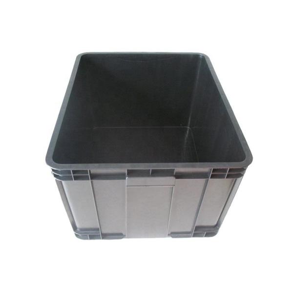 Electronic Black ESD Safe Containers , Heatproof ESD Safe Plastic Boxes