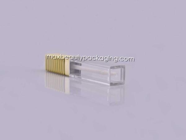 cosmetic packaging plastic lip gloss tube liquid lipstick tube PETG PCTA tube plastic cap