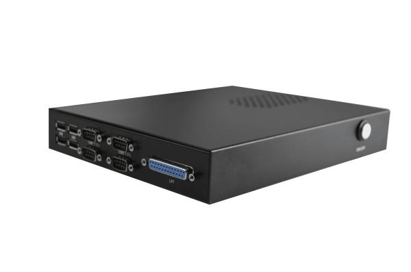 Black Mini Desktop PCs Intel Core i5-7200U i5-7300U VGA+HDMI Fan cooling