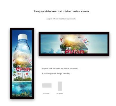 HDMI Small Wall Mounted Advertising Display Touch Screen Monitor 15.6 Inch