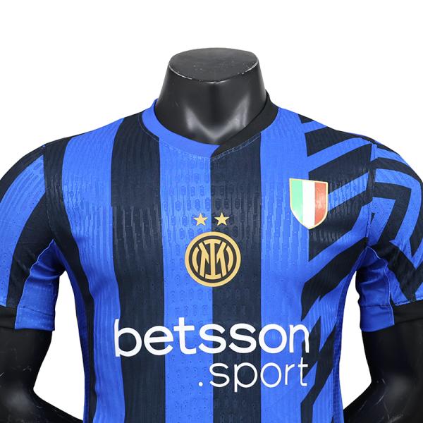 Inter Milan 2425 Home Jersey - Moisture Wicking Polyester Football Shirt