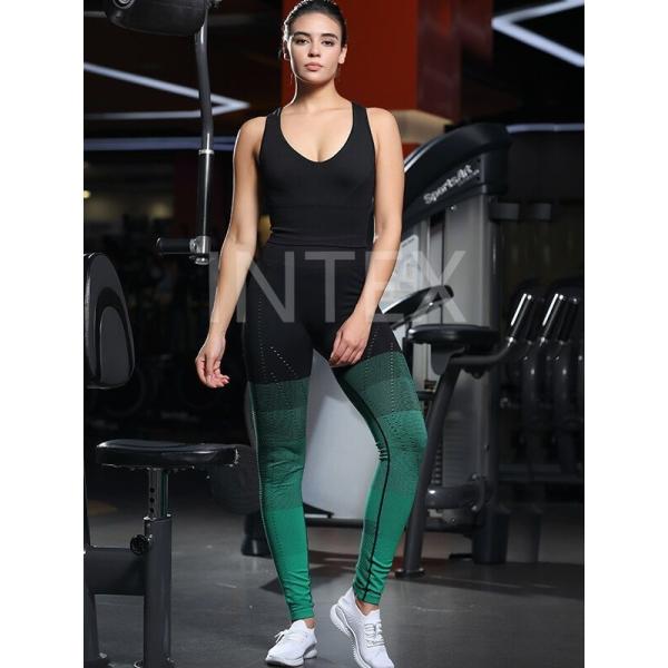 Anti Bacterial Ladies' Crop Bra And Leggings Quick Dry Breathable