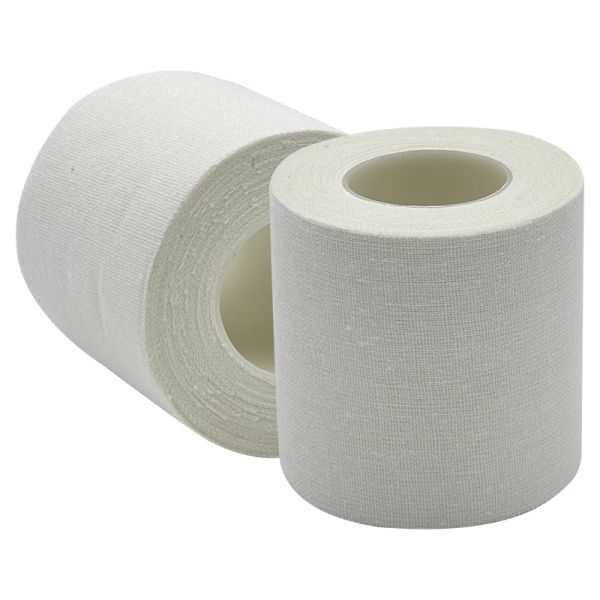 OEM Breathable Medical Raw Material Zinc Oxide Cotton Tape 5cmx5m Easy Tear