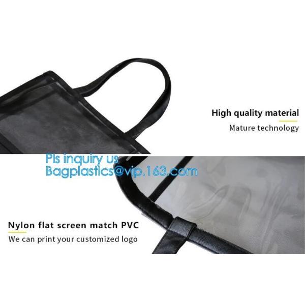 Mesh Beach Bag Shopping Bag Shoulder bag handbags, Mesh Beach Women Handbags, Mesh Tote Beach Bag Handbag With Large Poc