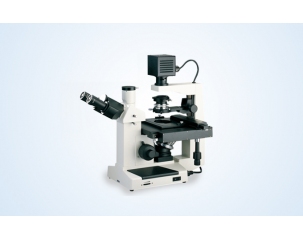 Inverted biological microscope with phase contrast