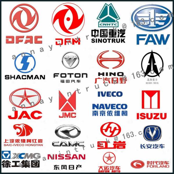 Grue montée sur camion GAC HINO 8x4 avec transmission FAST RTD11509C