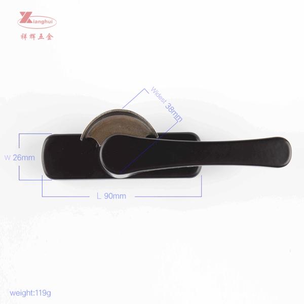 118г Алюминиевый полумесяц замок для гостиницы Вилла Квартира Офисное здание Двери и окна