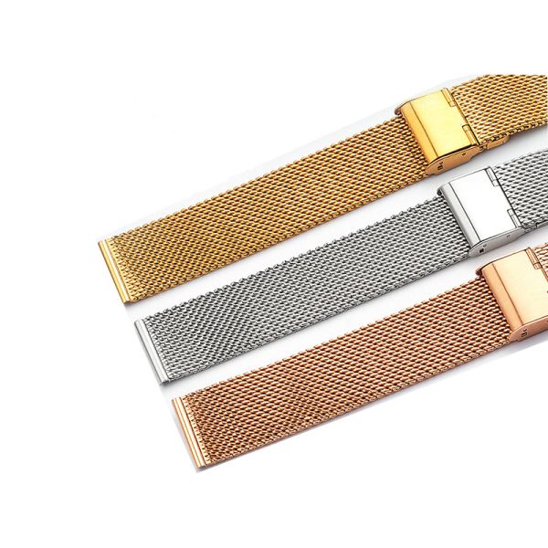 PVD Stainless Steel Gold Watch Band · RoHS Compliant