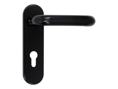 Black Stainless Steel Pull Handles / SS Sliding Door Handle Anti - Sabotage