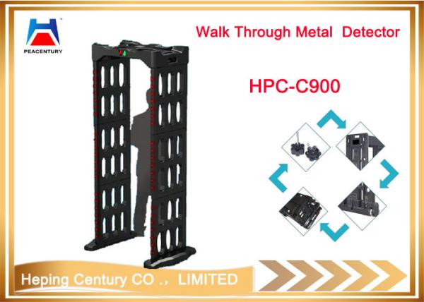 24 Zones 256 sensitivity level Portable Metal Detector IP67 Waterproof model