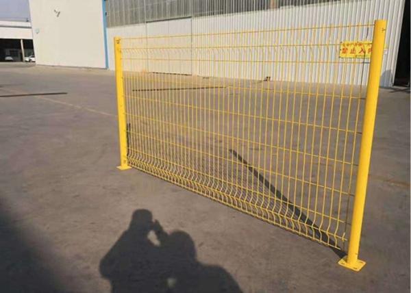 3D fio revestido PVC exterior Mesh Fence Welded Garden Panels