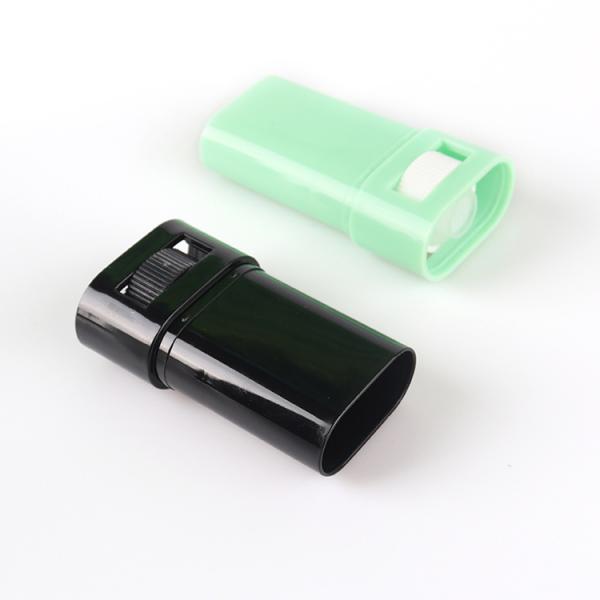 Industrial Cosmetic Oval Lotion Bar Stick Refillable Plastic Purple Lipbalm Tube Twist up Deodorant Container 5g 15g 20g