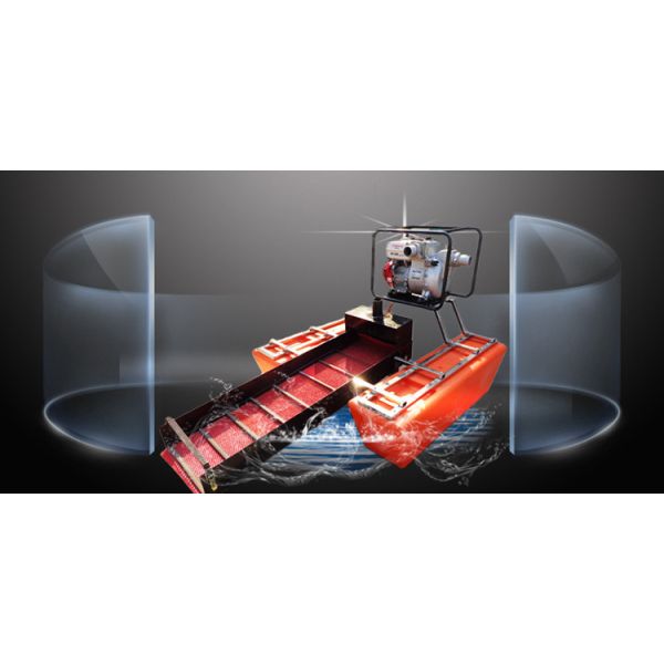 4 Inches Gold Mining Mini Dredger with 6m Dredging Depth