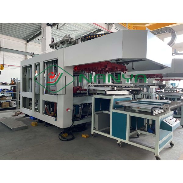 300Kg/H Biodegradable Pulp Molding Tableware Equipment  40 Ton Pressure