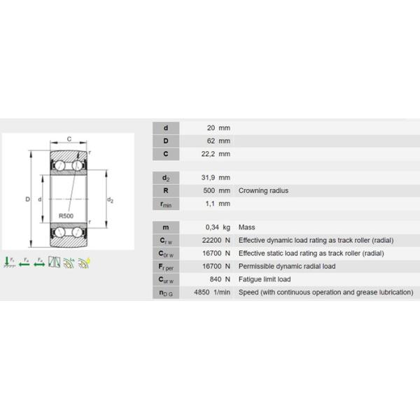 High Grade Steel Cam Follower Bearing / Needle Roller Bearing LR5304-2HRS-TVH