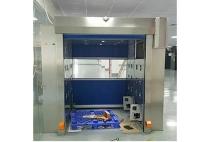 Tunnel de douche d'air d'acier inoxydable avec les portes automatiques libres de mains hygiéniques