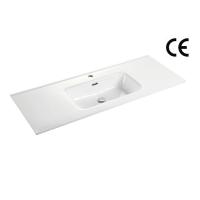 A porcelana do dissipador do banheiro da parte superior da vaidade do banheiro integrou 1210X460X175mm
