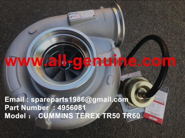 CUMMINS ENGINE TEREX 4956081 TURBO CHARGER TR50 TR60 TR70 MINING OFF HIGHWAY TRUCK