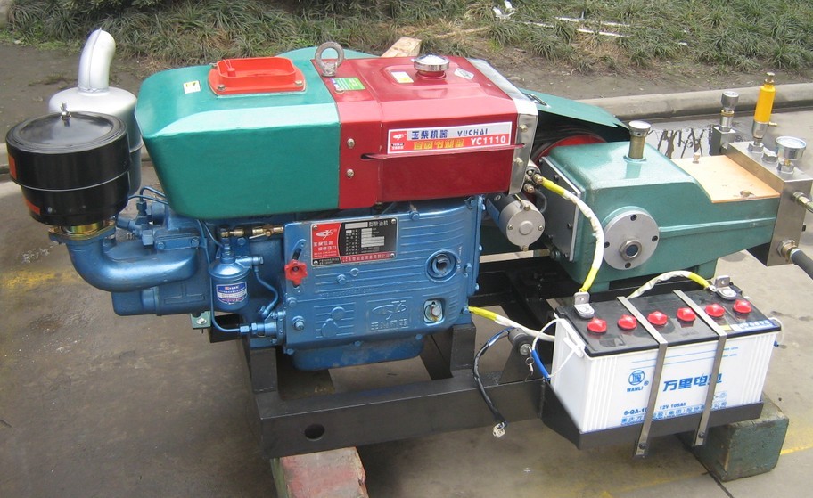 5.6L/ Min 10000 Psi Гидравлический насос для испытания давления в трубопроводах Гидропробный насос