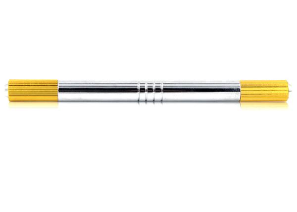 Stainless Steel 2 Heads Microblading Tools For 3D Eyebrow Embroidery 12.5cm Length