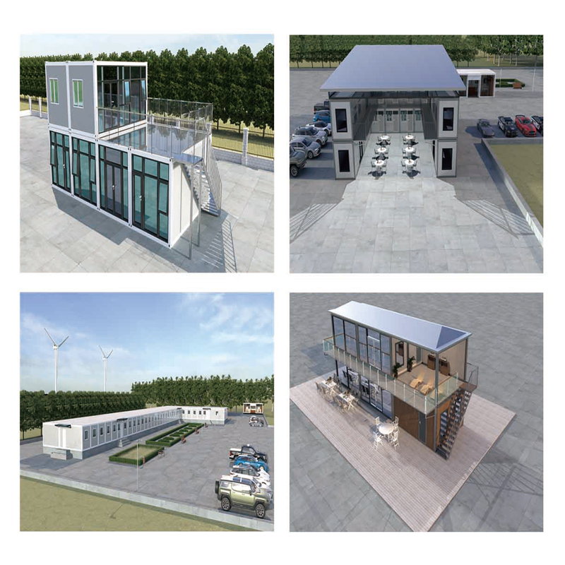 Flatpack складываемые складываемые модульные дома Контейнер теплоизоляция