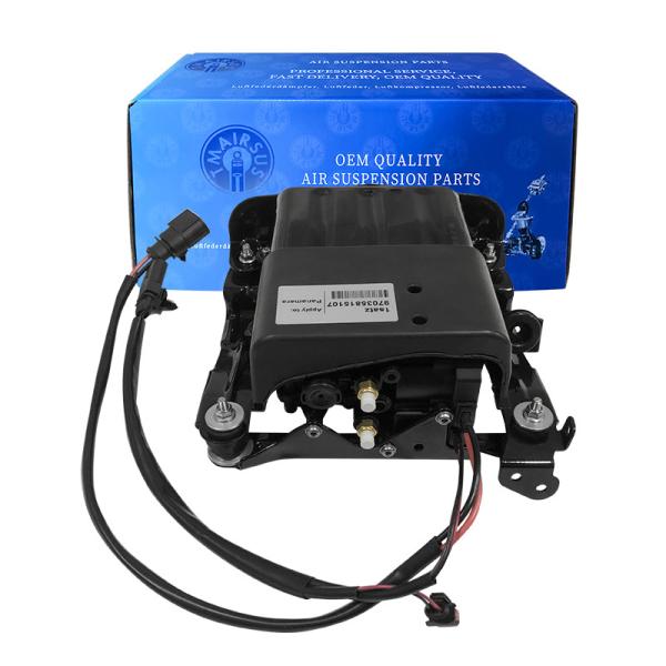 97035815110 97035815109 bomba de compressor de suspensão de ar com tampa para Porsche Panamera 970 2009- 2017