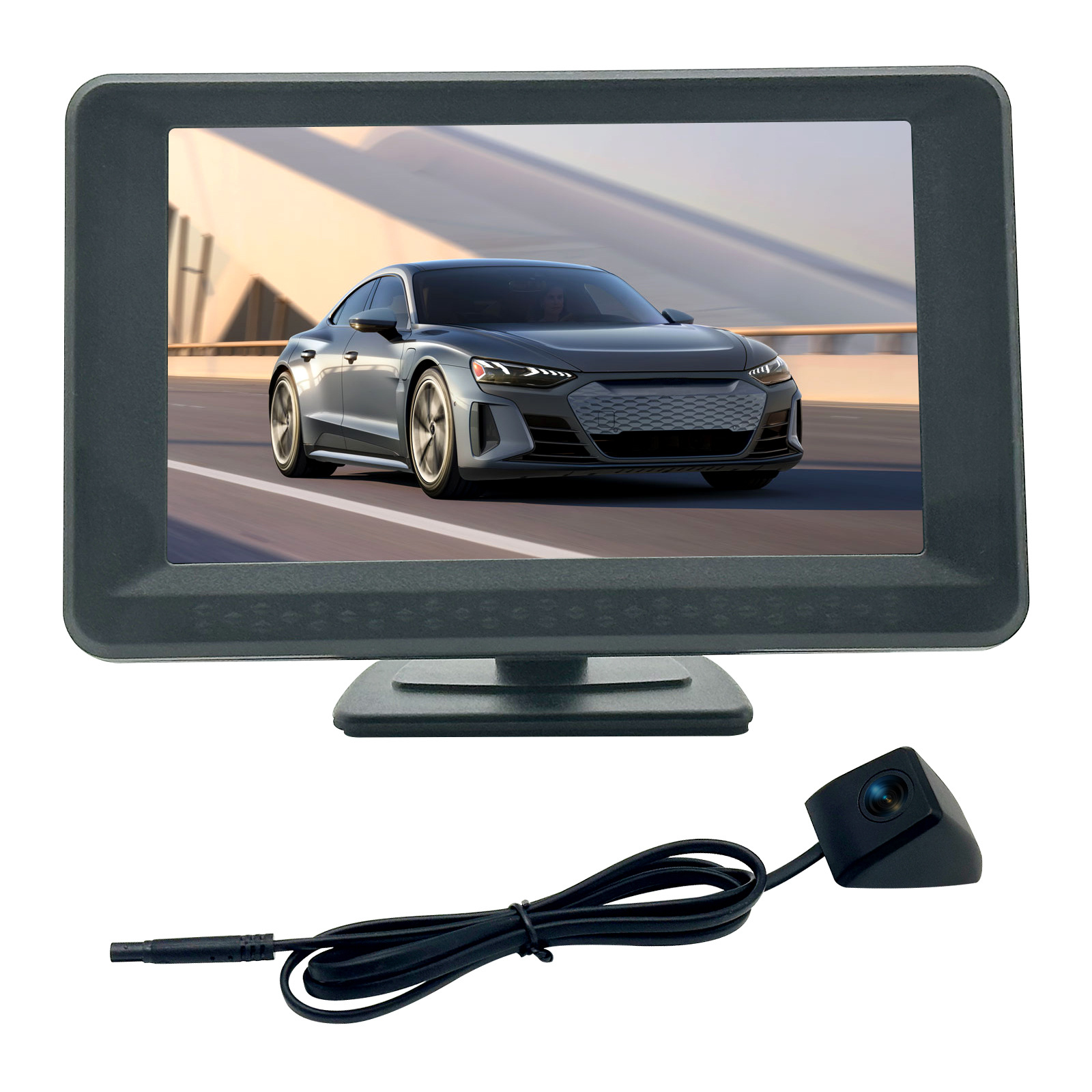 5 Inch 1080P Car Monitor, Waterproof Backup Parking Camera 12V Reversing Image for Universal   Honda Civic Car OEM