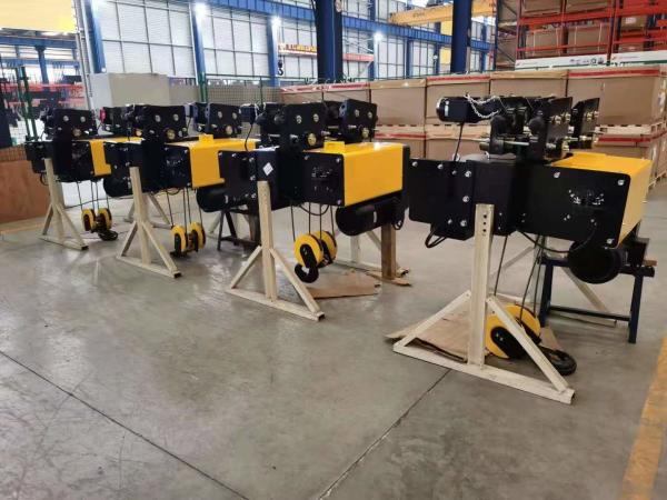Euro Style Electric Wire Rope Hoist 10 Ton Pendant Control IP54