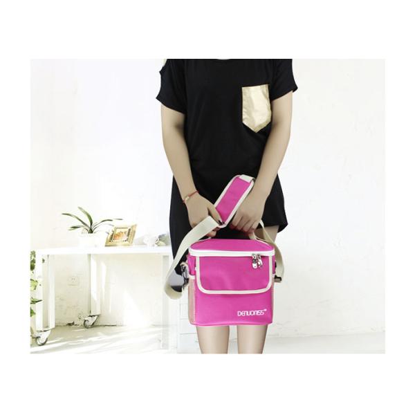 Big Capacity Lunch Cooler Bags Odorless Waterproof Fabric For Food Delivery