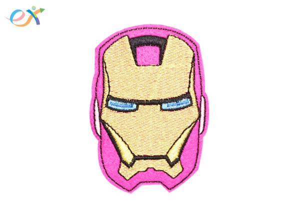 Personalized Custom Embroidered Badge Patches , Iron On Fabric Patches For Jackets