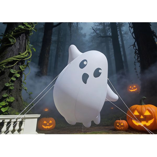 Custom Inflatable Ghost Balloons With Built-In Fans Are Suitable For Event Decoration