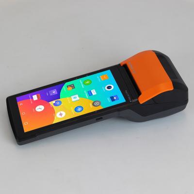 Terminal tenu dans la main de position d'Android d'écran tactile de 5,45 pouces avec l'imprimante