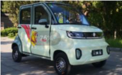 Four Wheeler Electric Vehicles Air Conditioner Solar Energy Low Speed Mini Car