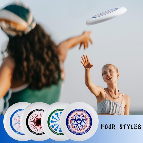 Wholesale Custom Logo Kids Adults Throwing Training Ultimate Frisbeed Disc 175 Grams PE Flying Disc