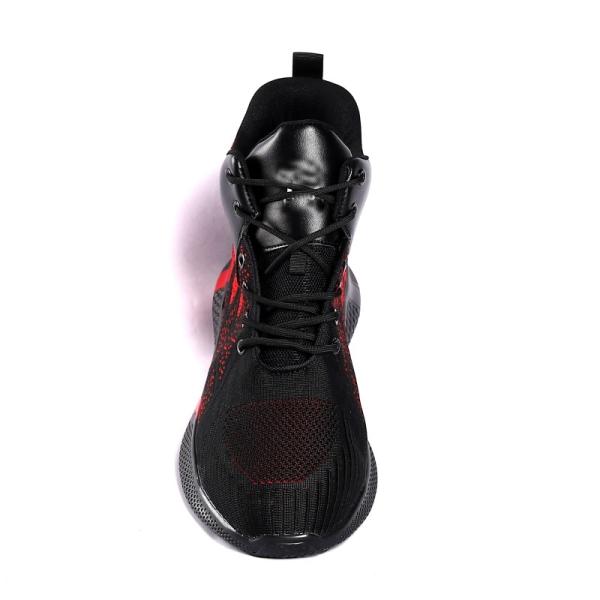 Standard Steel Toe And Steel Plate Within Breathable Fly Knit Fabric Upper In Multiple Sizes Safety Shoes