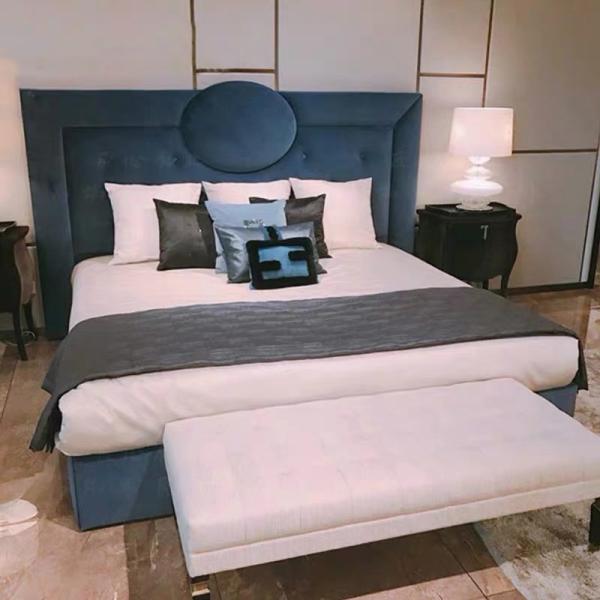 2.2m Luxury Italian Bed Luxus Bett Modrest Nicla Italian Modern White