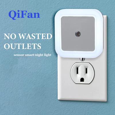 ABS 62mm Smart LED Night Light Cool White For Bedroom Toilet