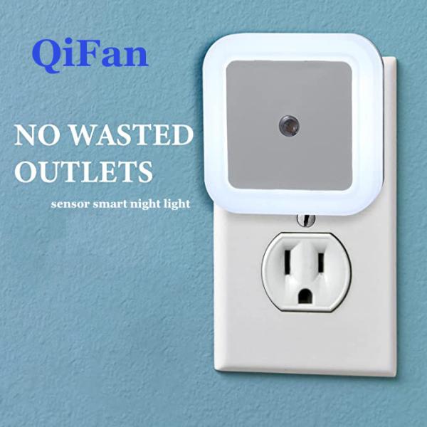 ABS 62mm Smart LED Night Light Cool White For Bedroom Toilet