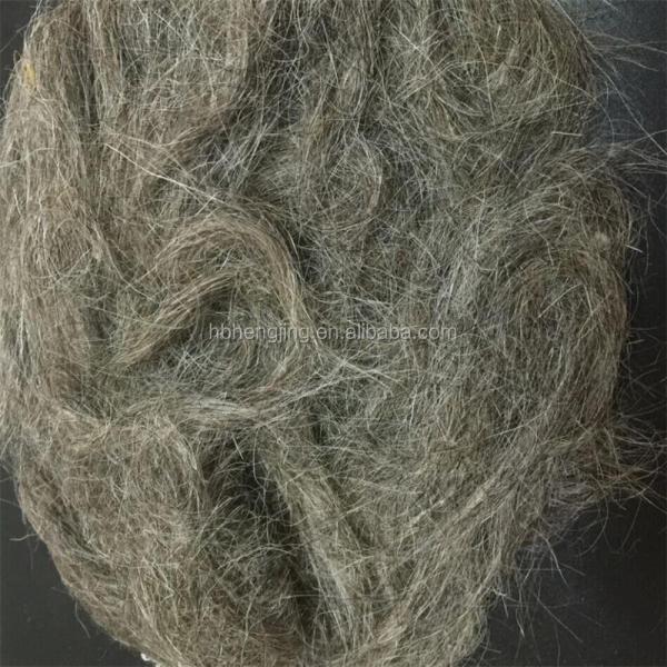 Scoured Grey Goat Hair  Waste