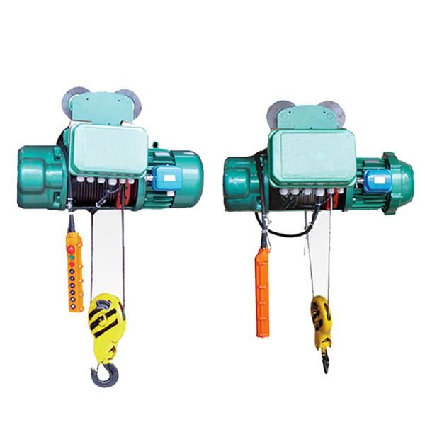 1t 2t Customized  electric wire rope hoist with motorized trolley  for Sale